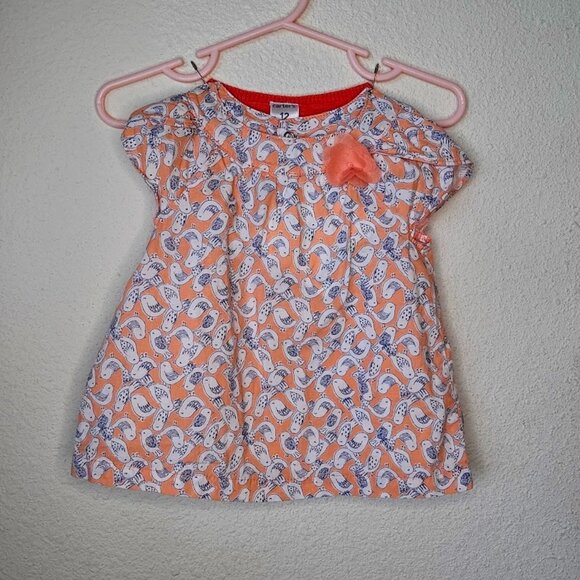 Carter's Sleeveless Sundress w/Matching Cardigan Salmon Peach Color - Picture 1 of 6